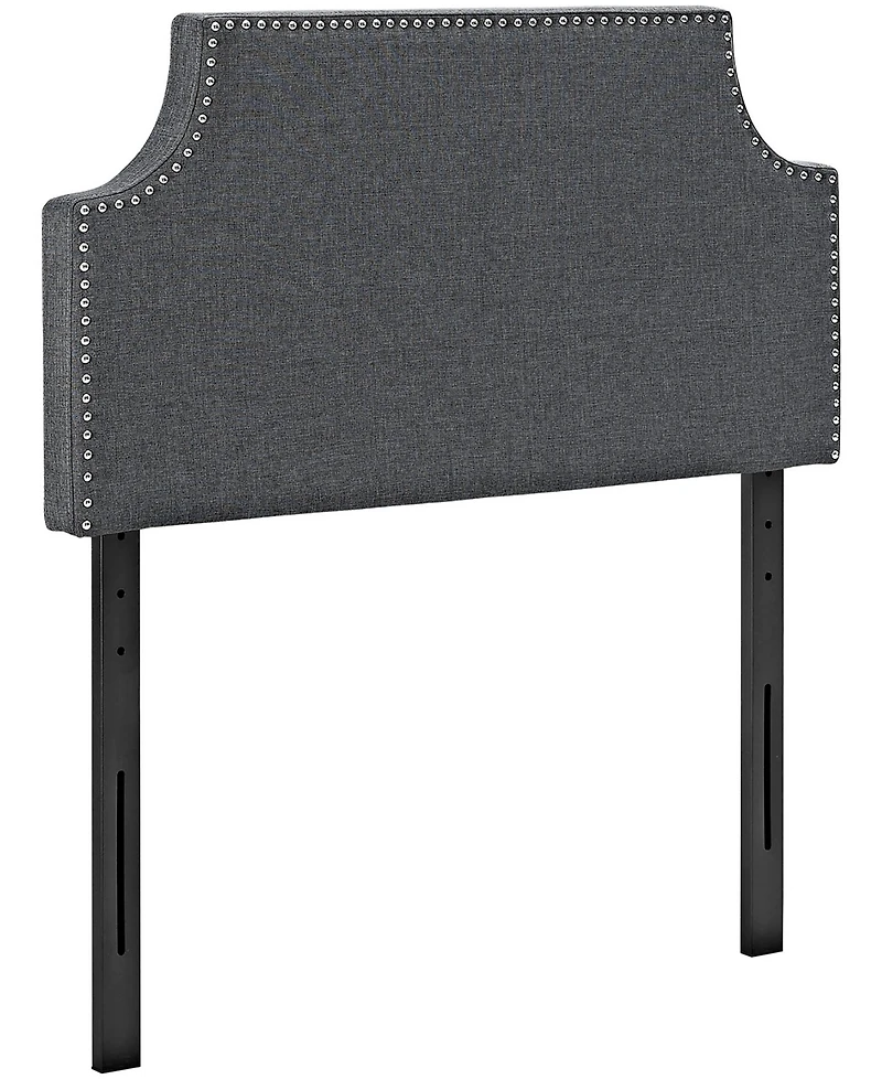 Laura Twin Upholstered Fabric Headboard