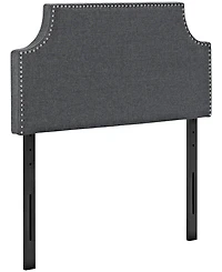 Laura Twin Upholstered Fabric Headboard