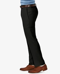 Haggar Men's Cool 18 Pro Stretch Straight Fit Flat Front Dress Pants