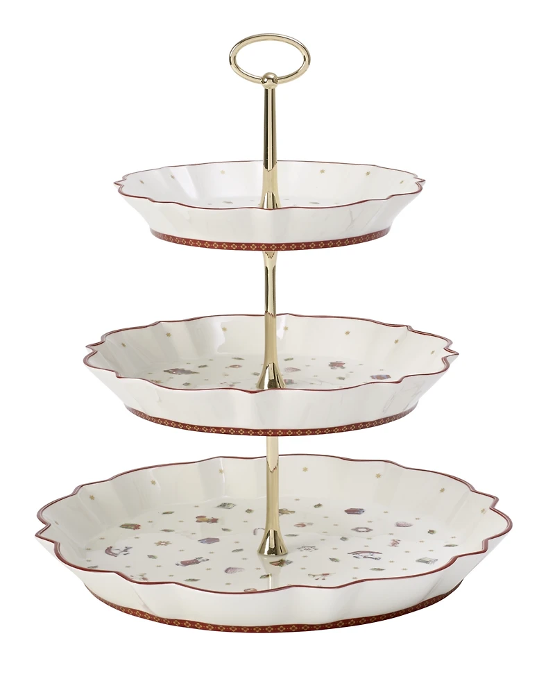 Villeroy & Boch Winter Bakery 3-Tiered Server