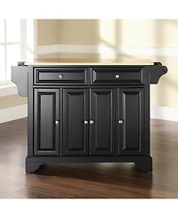 Lafayette Natural Wood Top Kitchen Island