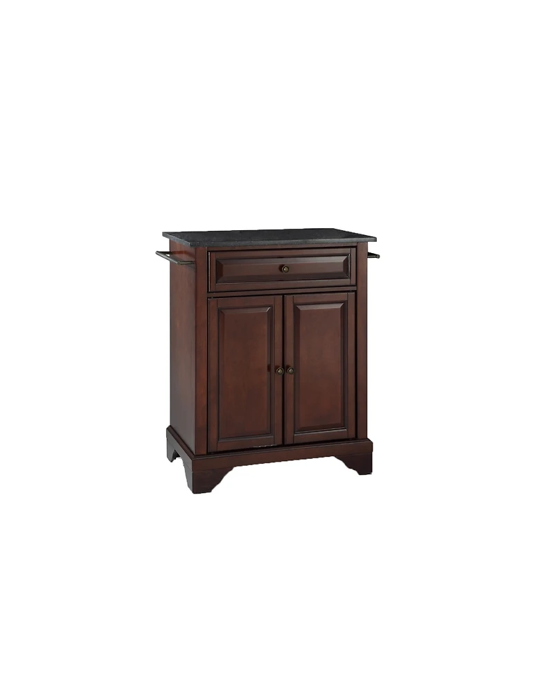 Lafayette Solid Granite Top Portable Kitchen Island