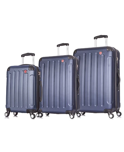 Dukap Intely 3-Pc. Hardside Tech Luggage Set