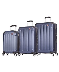 Dukap Intely 3-Pc. Hardside Tech Luggage Set