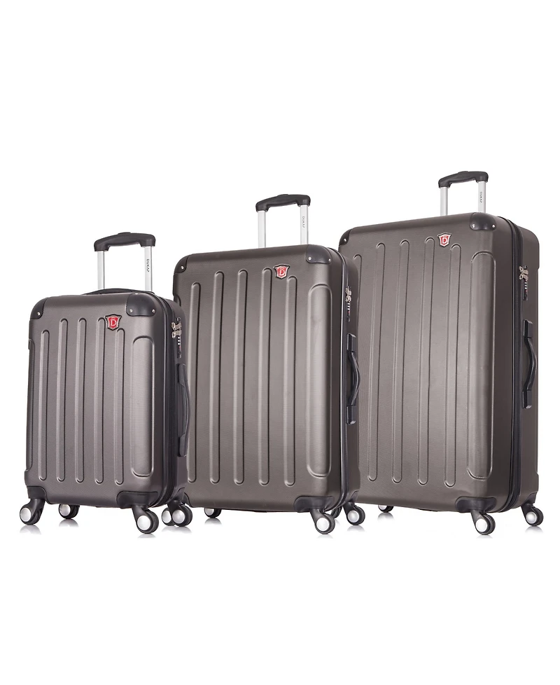 Dukap Intely 3-Pc. Hardside Tech Luggage Set