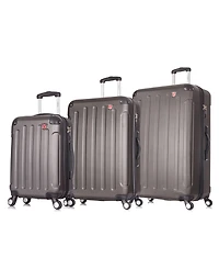 Dukap Intely 3-Pc. Hardside Tech Luggage Set