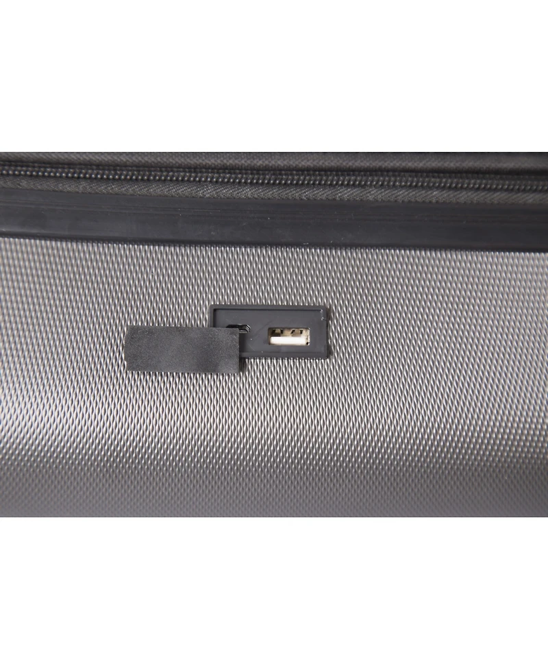 Dukap Intely 3-Pc. Hardside Tech Luggage Set