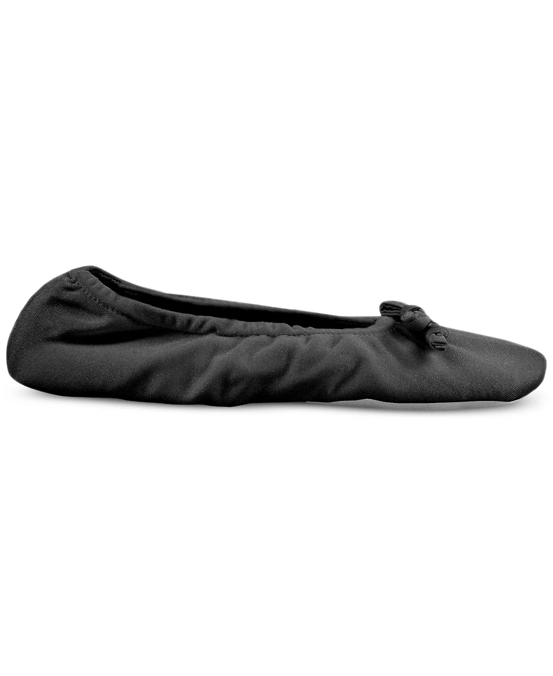 Muk Luks Women's Stretch Satin Ballerina Slippers