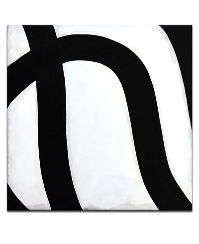 Ready2HangArt, 'Lines Iii' Shape Canvas Wall Art, 40x40"