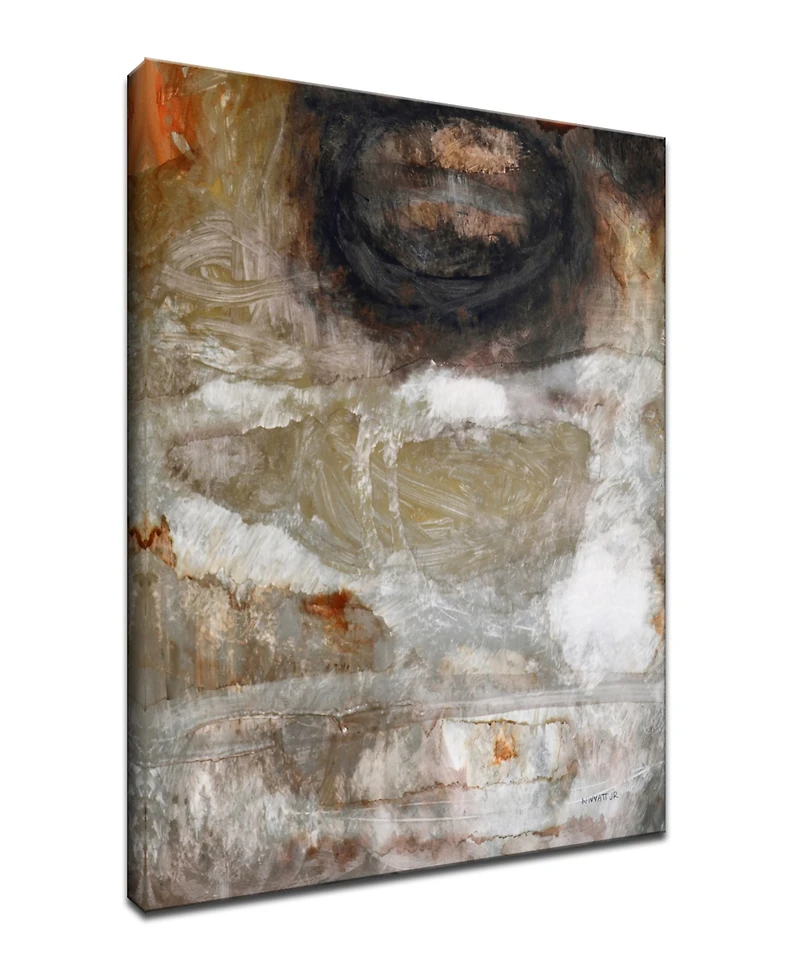 Ready2HangArt, 'Neutral Geode Ii' Abstract Canvas Wall Art, 40x30"