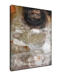 Ready2HangArt, 'Neutral Geode Ii' Abstract Canvas Wall Art, 40x30"