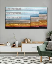 Ready2hangart Sky Ground Abstract Canvas Wall Art Collection