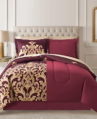 Fairfield Square Collection Amalanta Reversible 8-Pc. Comforter Sets, Exclusively at Macy's