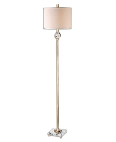 Uttermost Mesita Brass Floor Lamp