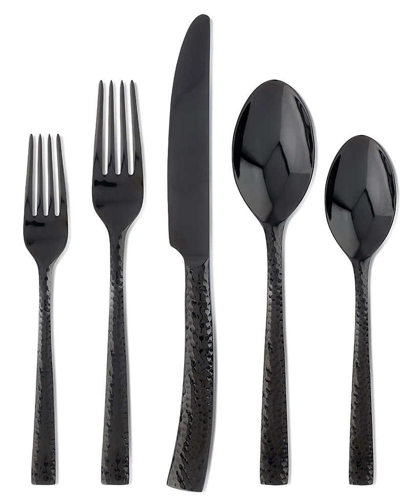 Argent Orfevres Hampton Forge Paris Hammered Gunmetal 20-Pc. Flatware Set, Service for 4