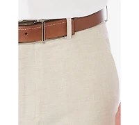 Perry Ellis Men's Classic-Fit Linen Blend Herringbone Pants