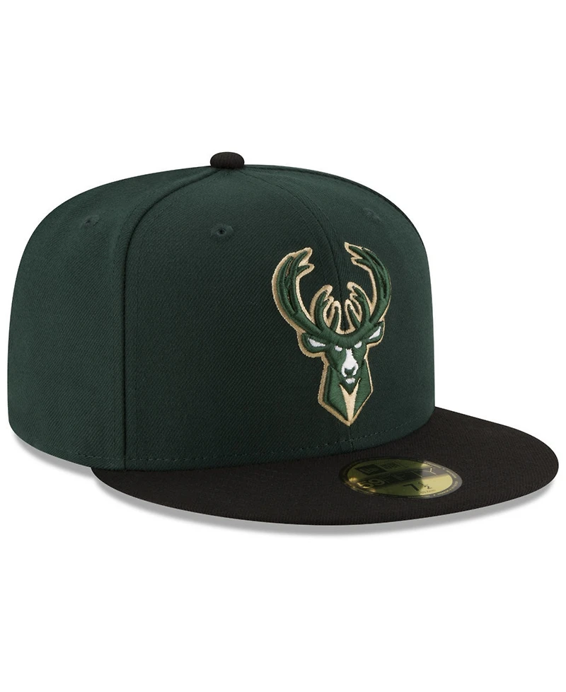 New Era Milwaukee Bucks Basic 2 Tone 59FIFTY Fitted Cap