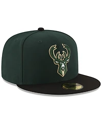 New Era Milwaukee Bucks Basic 2 Tone 59FIFTY Fitted Cap
