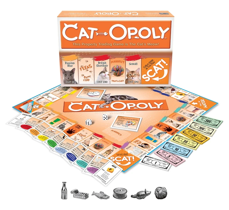 Late for the Sky Cat-Opoly Game