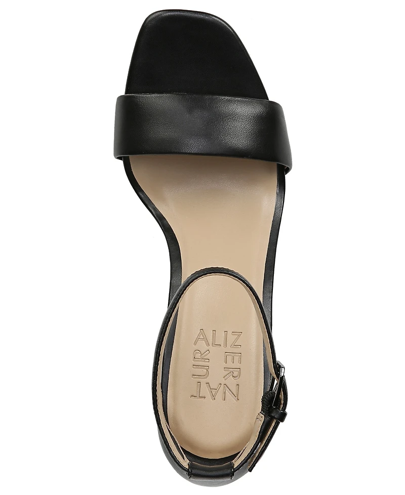 Naturalizer Joy Square Toe Ankle Strap Dress Sandals