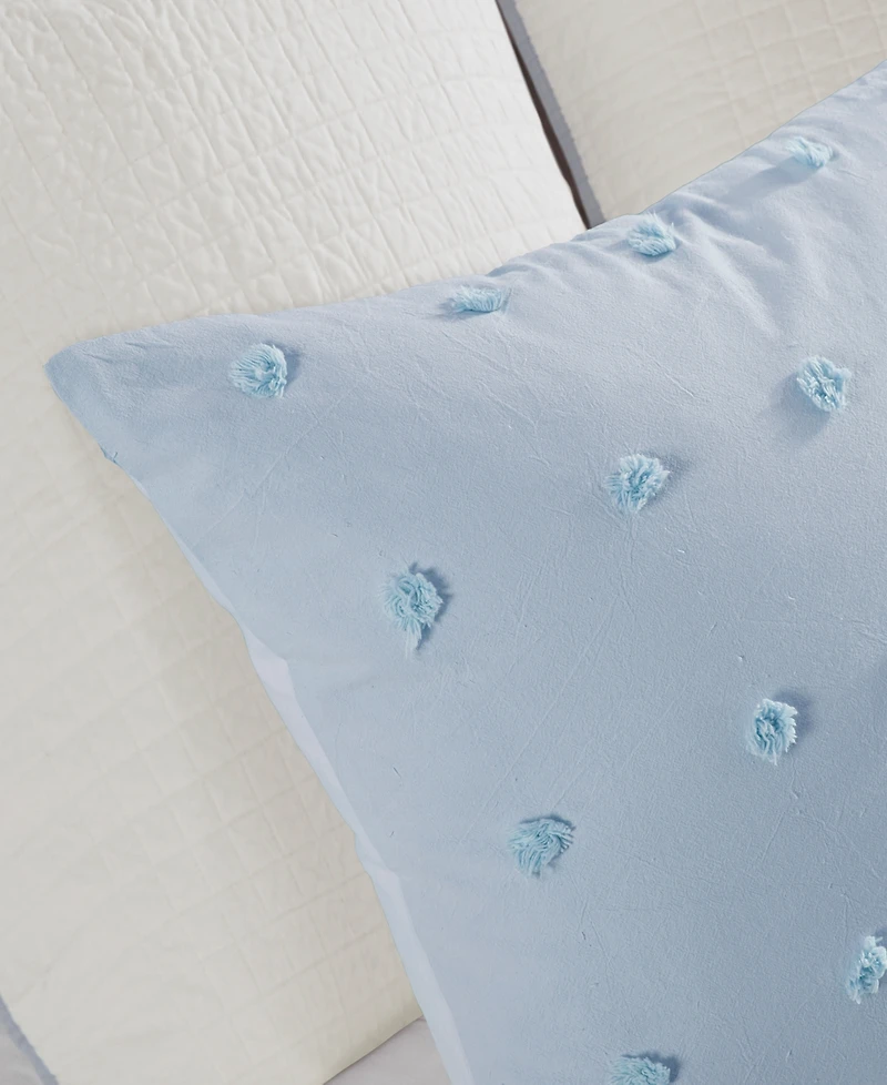 Intelligent Design Brooklyn Jacquard Cotton 5-Pc. Duvet Cover Set, Twin/Twin Xl