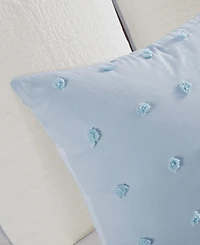 Intelligent Design Brooklyn Jacquard Cotton -Pc. Duvet Cover Set