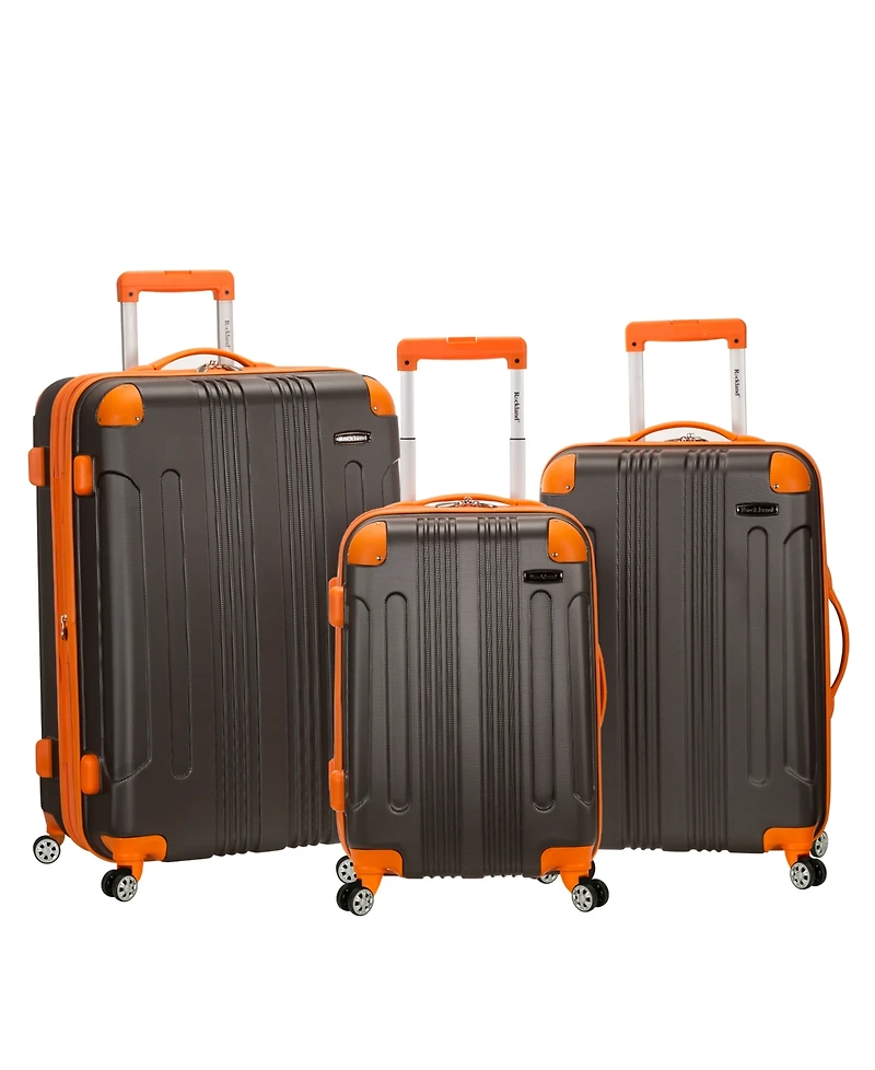 Rockland Sonic 3-Pc. Hardside Luggage Set