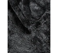 Beautyrest Duke Ribbed Electric Faux-Fur Throw, 50" x 70"