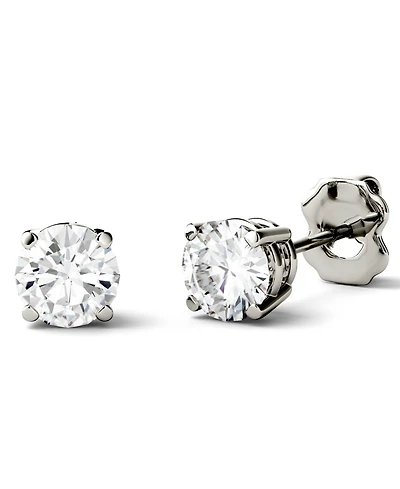 Moissanite Stud Earrings (1 ct. t.w. Diamond Equivalent) in 14k White or Yellow Gold