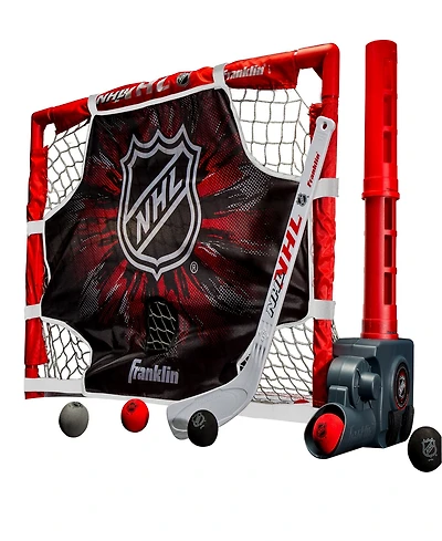 Franklin Sports Mini Hockey Automatic Passer, Goal & Target Set