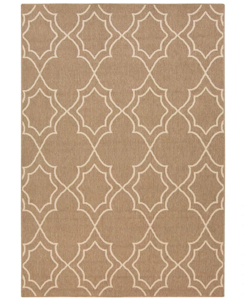 Livabliss Alfresco Alf-9587 Camel 2'3" x 4'6" Area Rug, Indoor/Outdoor