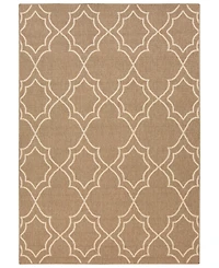 Livabliss Alfresco Alf-9587 Camel 2'3" x 4'6" Area Rug, Indoor/Outdoor