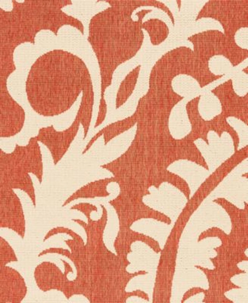 Livabliss Alfresco Alf 9613 Rust Area Rug Collection