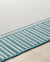 Livabliss Alfresco Alf 9680 Teal Area Rug Collection
