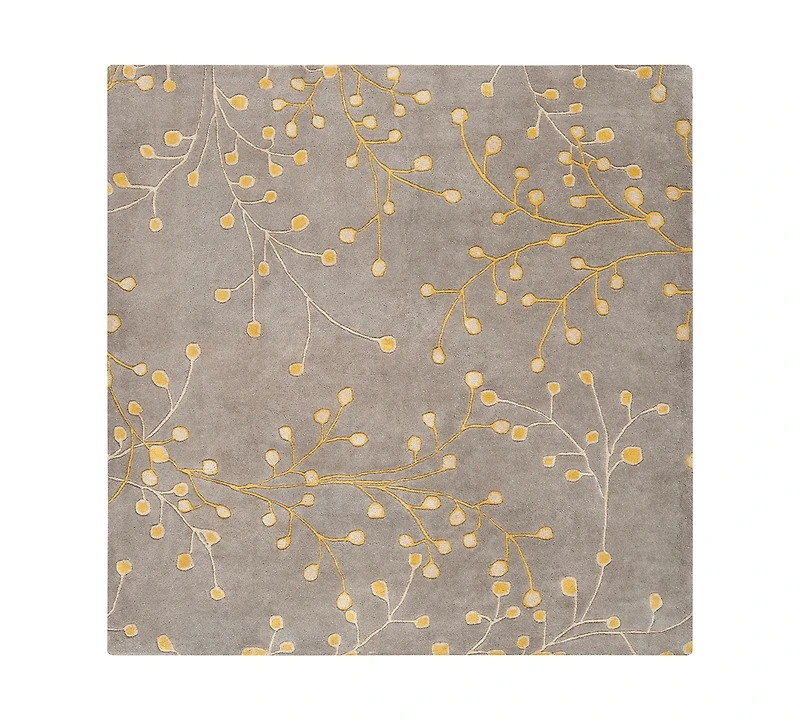 Livabliss Athena Ath-5060 Taupe 8' Square Area Rug