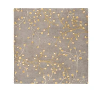 Livabliss Athena Ath-5060 Taupe 8' Square Area Rug