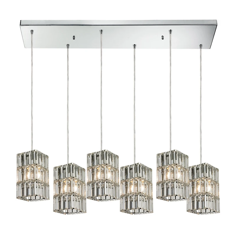 Cynthia Collection 1 light mini pendant in Polished Chrome
