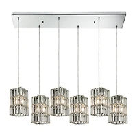 Cynthia Collection 1 light mini pendant in Polished Chrome