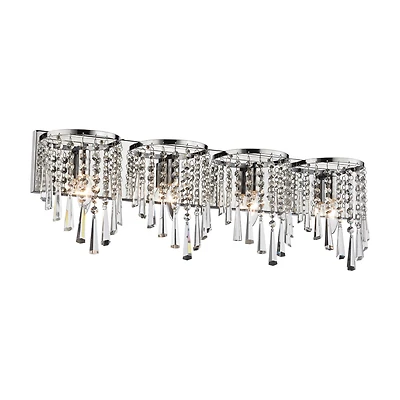 Jariah 4 Light Vanity in Polished Chrome