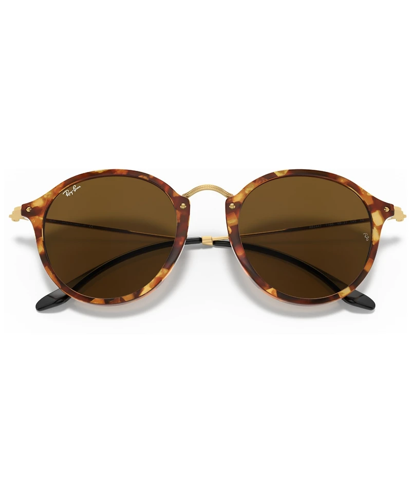 Ray-Ban Sunglasses, RB2447 Round Fleck