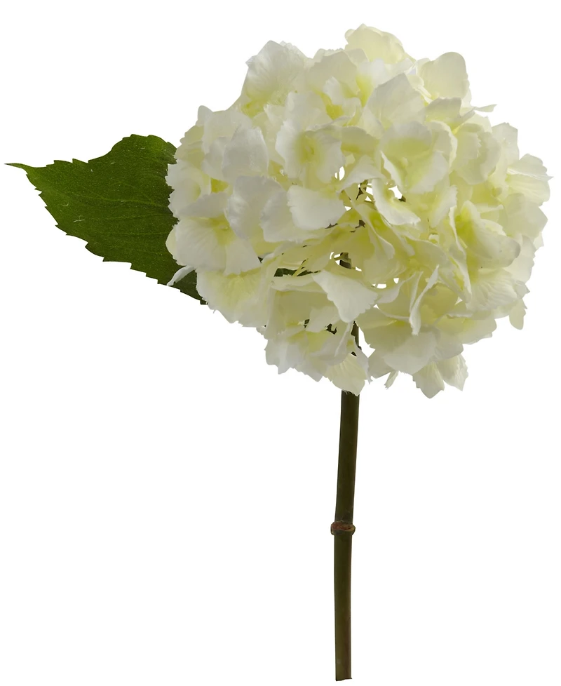Nearly Natural 12" Hydrangea Artificial Flower, Set of 12