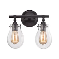 Jaelyn 2 Light Vanity in Oil Rubbed Bronze