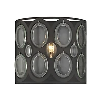 Serai Light Vanity in Oil Rubbed Bronze with Clear Glass