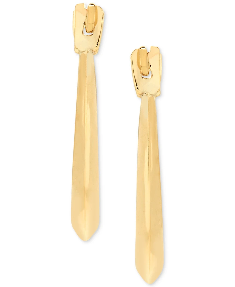 Children's Polished Oval Hoop Earrings in 14k Gold (1/2")