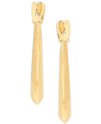 Children's Polished Oval Hoop Earrings in 14k Gold (1/2")