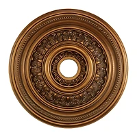 English Study Medallion 24" in Antique Bronze Finish