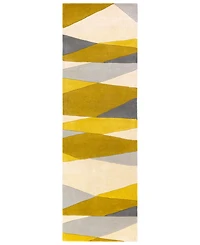 Livabliss Forum Fm-7203 Cream 3' x 12' Runner Area Rug