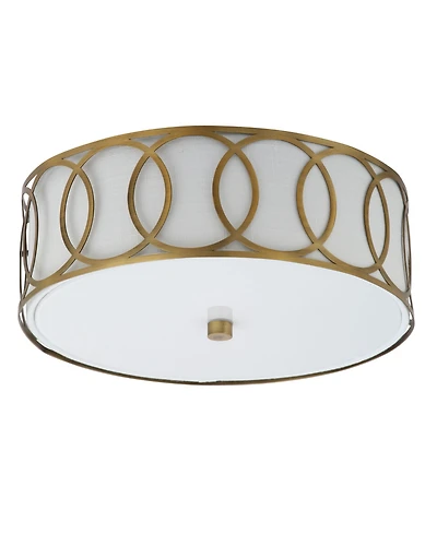 Jonathan Y Aria 2-Light Metal Led Flush Mount