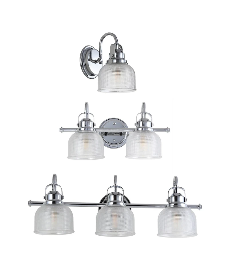 Jonathan Y Virginia 2-Light Metal, Glass Led Vanity Light