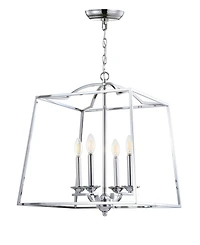Jonathan Y Gloria 4-Light Metal Led Pendant